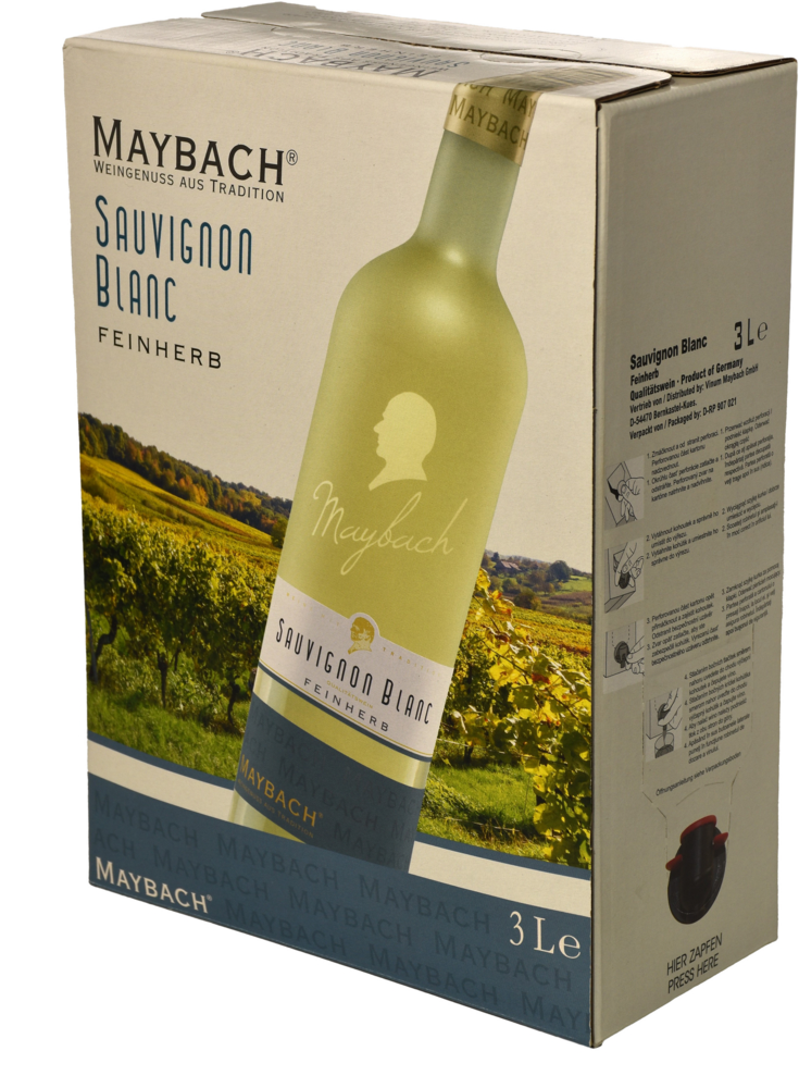 Maybach Weißwein Sauvignon Blanc QbA feinherb 3l