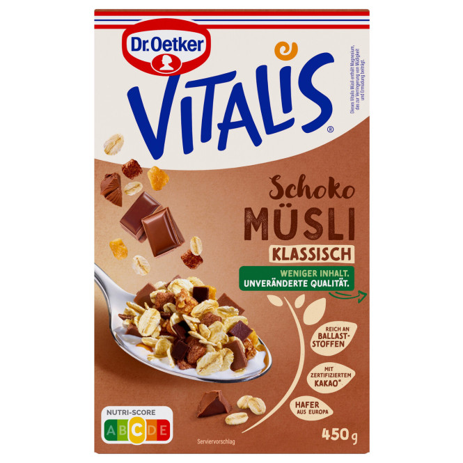 Dr.Oetker Vitalis Schokomüsli klassisch 450G