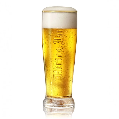 Hertog Jan - Bierglas Fluitje "Embossed" 250ml - 6 Stück