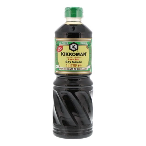 Kikkoman - Sojasauce (Weniger Salz) - 1 ltr