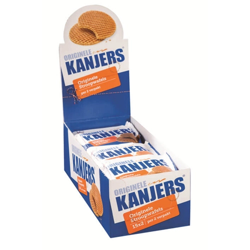 Kanjers - Orginal Stroopwafels (Sirup Waffeln) - 15x 2 stück