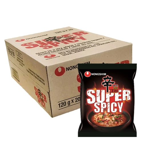 Nongshim - Instant Noodles Shin Red Super Spicy - 20 Stück