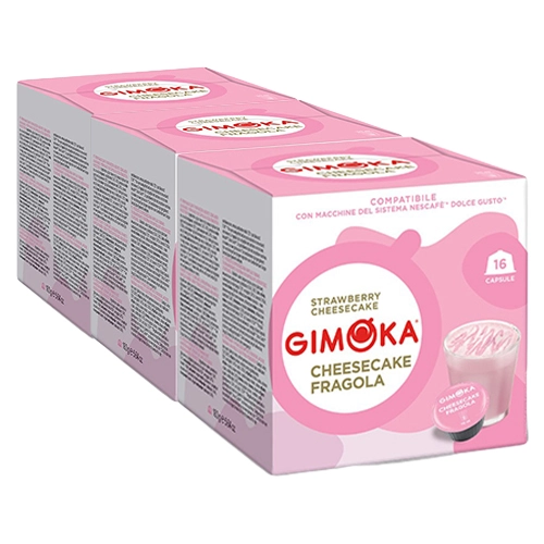 Gimoka - Cheesecake Fragola - 3x 16 Kapseln