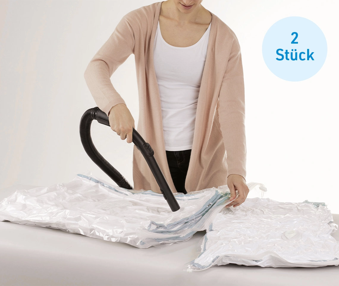 AIRZIP Vacuum Bag Vakuum-Kleiderbeutel 2er-Set
