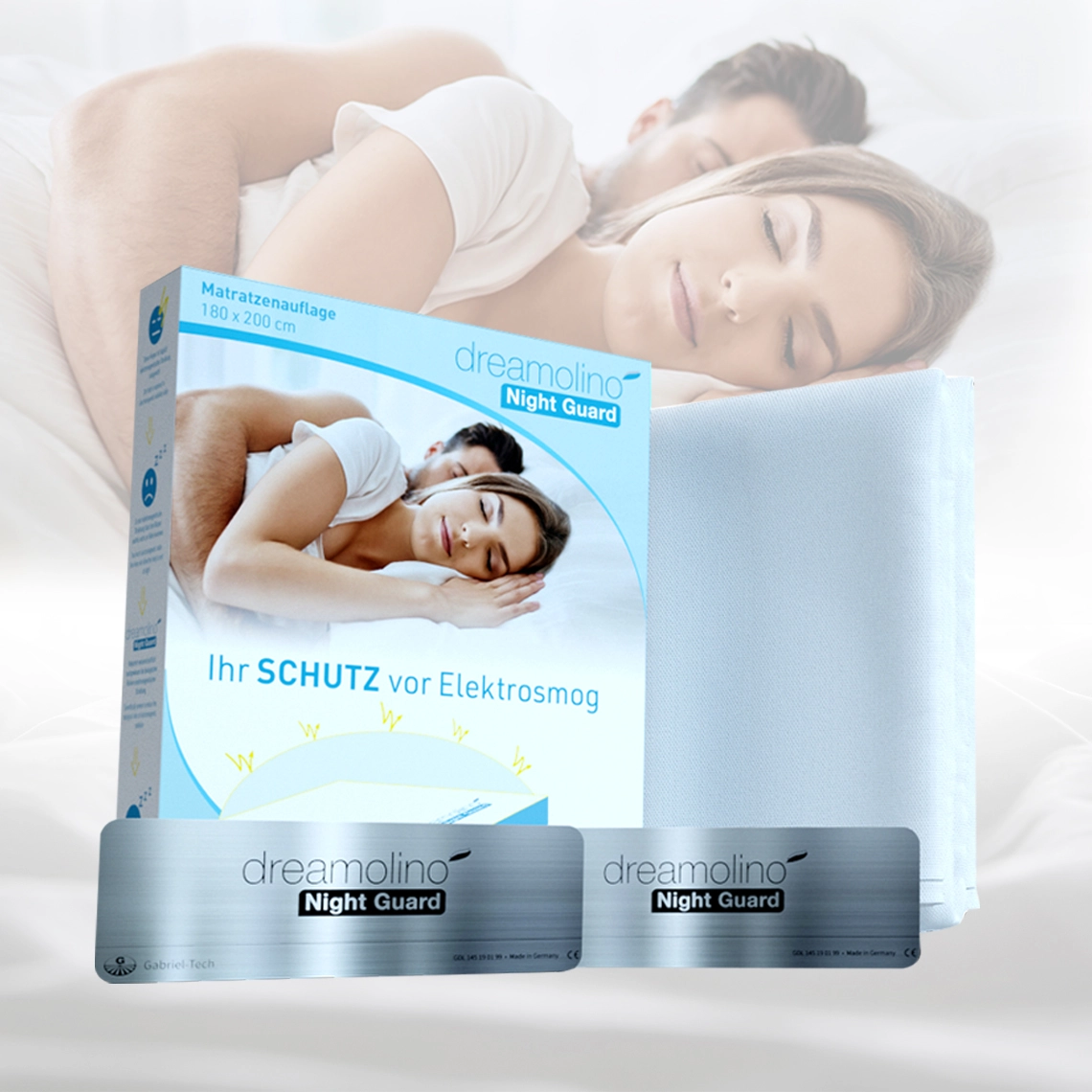 Dreamolino Night Guard Bettüberzug zum Schutz vor Elektrosmog 90x200cm