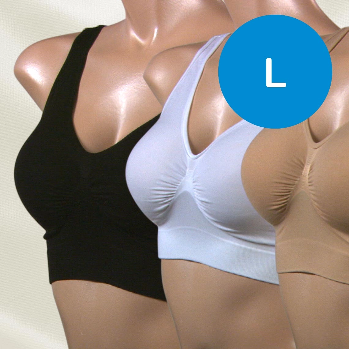 Ahh Bra 3er Set / Größe: L / 3er Set