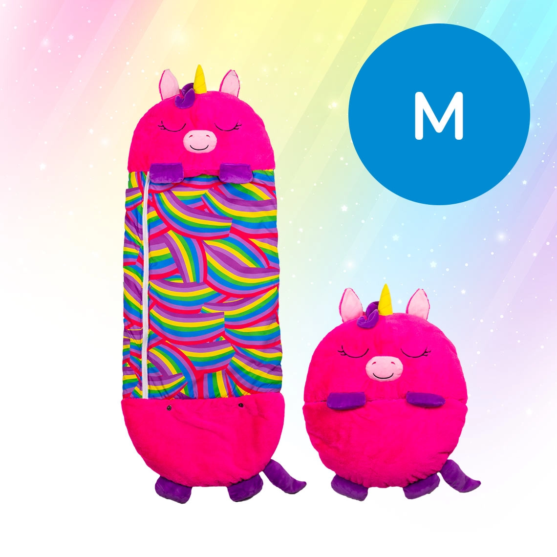 Happy Nappers Kinderschlafsack / Einhorn pink / Medium