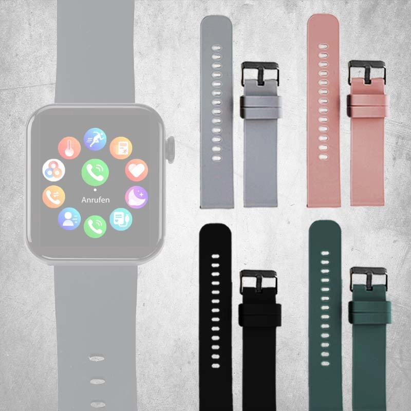 Kendox LifeTracker Ersatzarmbänder 4er-Set