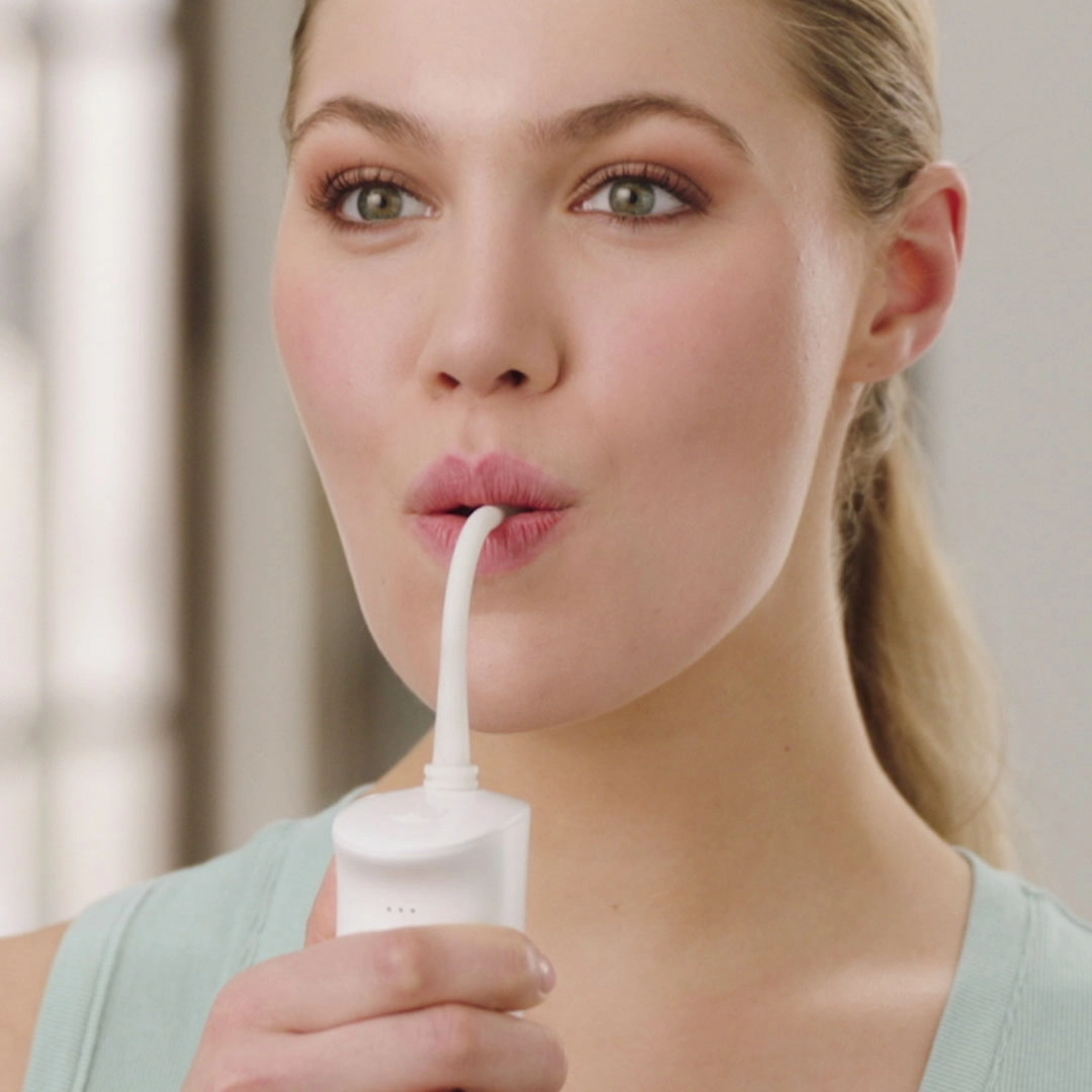 CorpCare MiracleSmile elektrische Munddusche Deluxe inkl. Akku & Ladestation