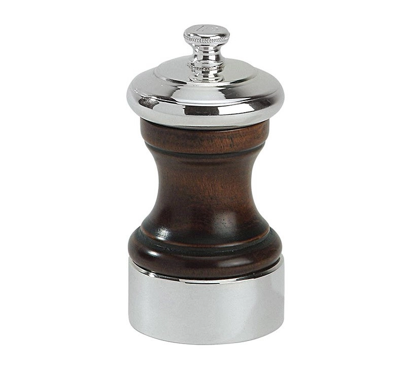 Peugeot Palace Pfeffermühle Holz poliert/versilbert 10cm