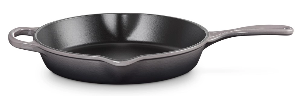 Le Creuset Brat- und Servierpfanne Hoch Gusseisen Flint Grau 26cm