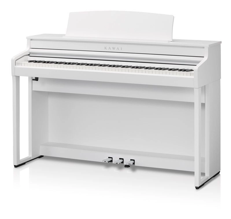 KAWAI CA-401W Digitalpiano weiß matt- neue Grand Feel Compact Mechanik