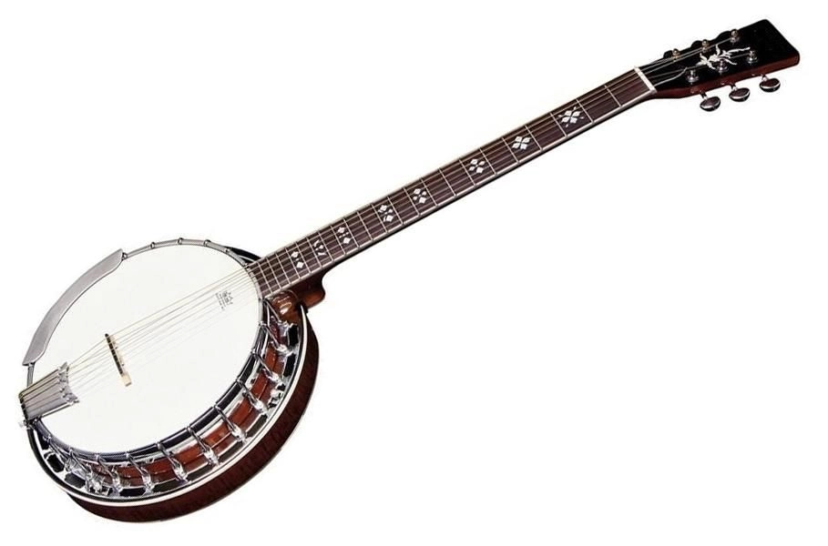 GEWA Gitarren Banjo Premium, 6-String, incl. Koffer