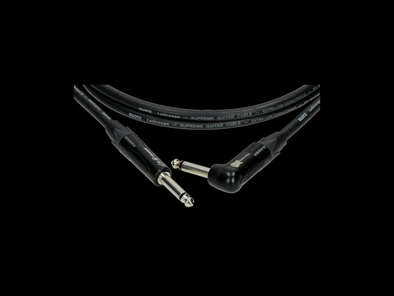 Klotz Gitarrenkabel LaGrange 9m, 6,3mm Neutrik Winkelklinke/Klinke LAPR0900