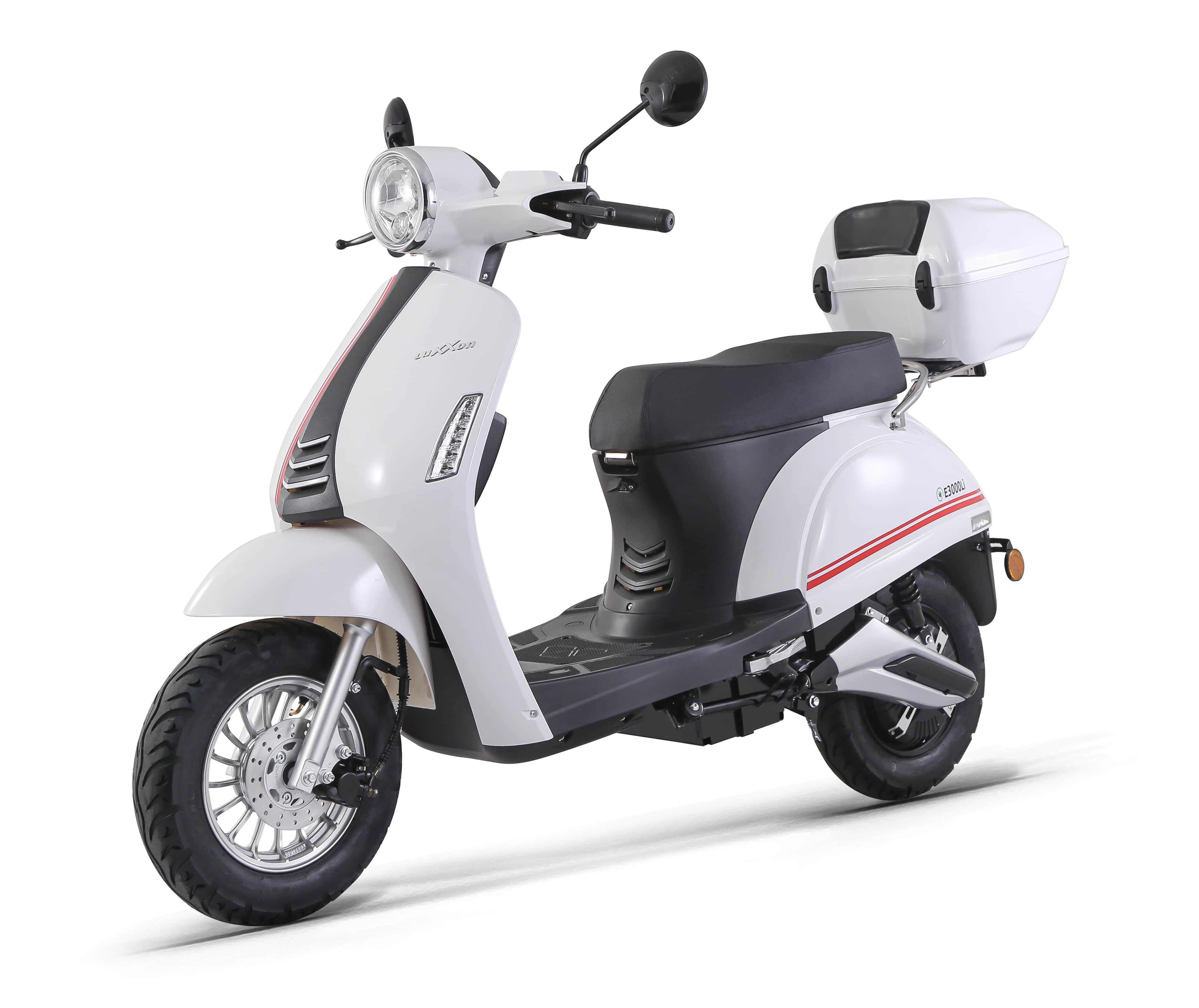 LuXXon E3000Li Elektroroller | E-Roller 45 km/h | 2.000 Watt Motor | Li-Ion-Akku | 45 km Reichweite