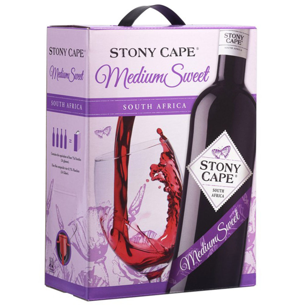 Stony Cape Rotwein lieblich Bag in Box 3 Liter