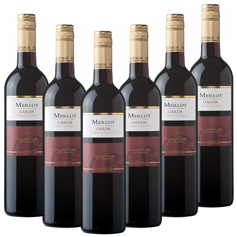 Merlot Garda DOC Bertoldi Italien  trocken - 6er Karton