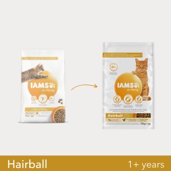 IAMS Vitality Adult Hairball Huhn 10 kg