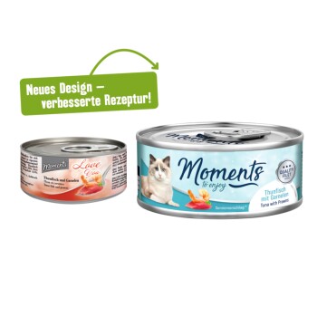 MOMENTS Adult Thunfisch mit Garnelen 12x70 g
