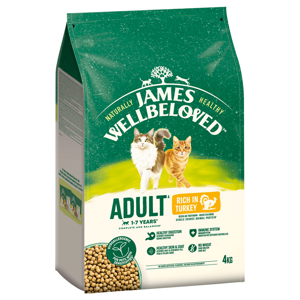 James Wellbeloved Trockenfutter Katze Adult, Truthahn 4 kg