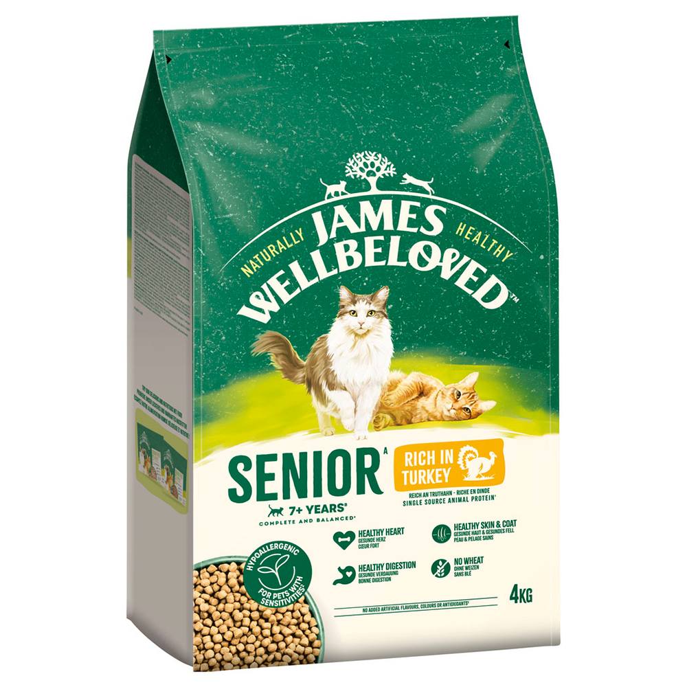 James Wellbeloved Trockenfutter Katze Senior, Truthahn 4 kg