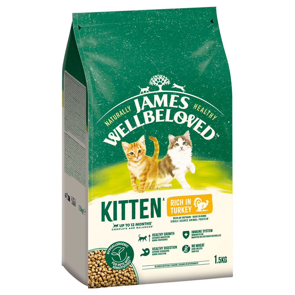 James Wellbeloved Trockenfutter Katze Kitten, Truthahn 1,5 kg