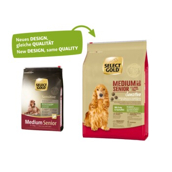 SELECT GOLD Sensitive Senior Medium Ente und Kartoffel 4 kg