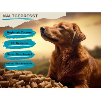 MyPetClub Kaltgepresstes Hundefutter getreidefrei mit Ente & Kartoffel