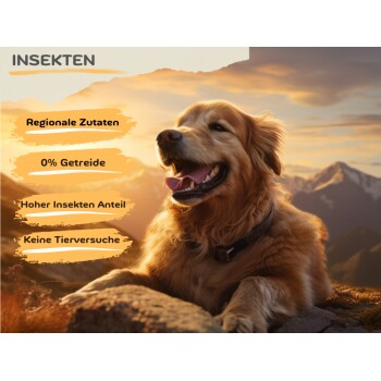 MyPetClub getreidefreies Insekten Hundefutter hypoallergen & sensitiv 14,5 kg