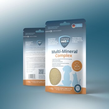 Marsavet Multi-Mineral Complex Pulver für Hunde, Katze und andere Haustiere - 125 g