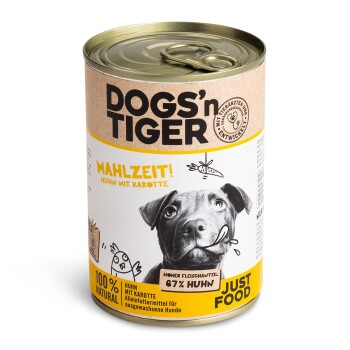 Dogs'n Tiger Dogs’n Tiger Adult Hundefutter, Nassfutter, Mixpaket Sensibelchen 8 x 400 g