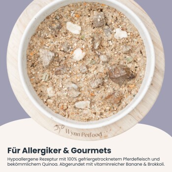 Wynn Petfood Nassfutter zum Anrühren Pferdemenü 8 x 400g