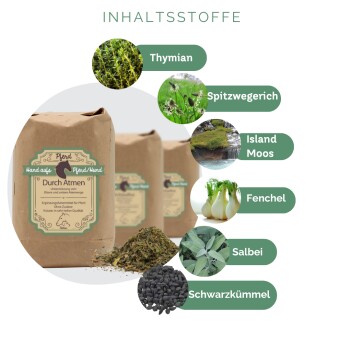 Hand aufs Pferd/Hund Bronchial Kräuter für Pferde – DurchAtmen 1kg