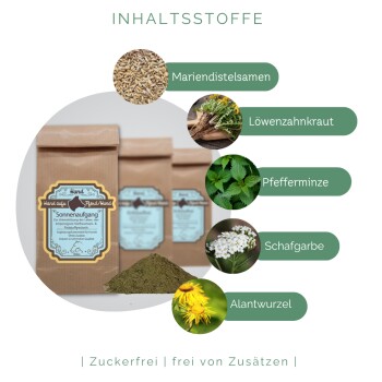 Hand aufs Pferd/Hund Leber Kräuter für Hunde – Sonnenaufgang 500g