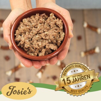 Lyra Pet Lecker.Pet Gino's, Josie's & Luna's Saftige Fleischmahlzeit Hunde Nassfutter Mix Vollnahrung