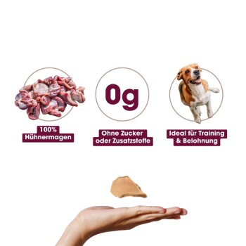 KAUDAS HühnermagenPur Natursnack 3x60g