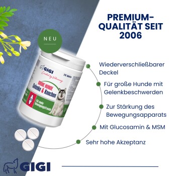 GIGI VET Große Hunde Gelenke & Knochen 100x320 g