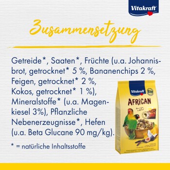 Vitakraft Heimatfutter African Agaporniden 750 g