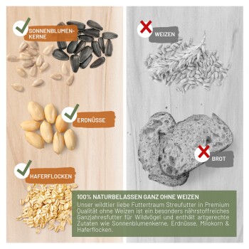 wildtier liebe Futtertraum Streufutter 5kg