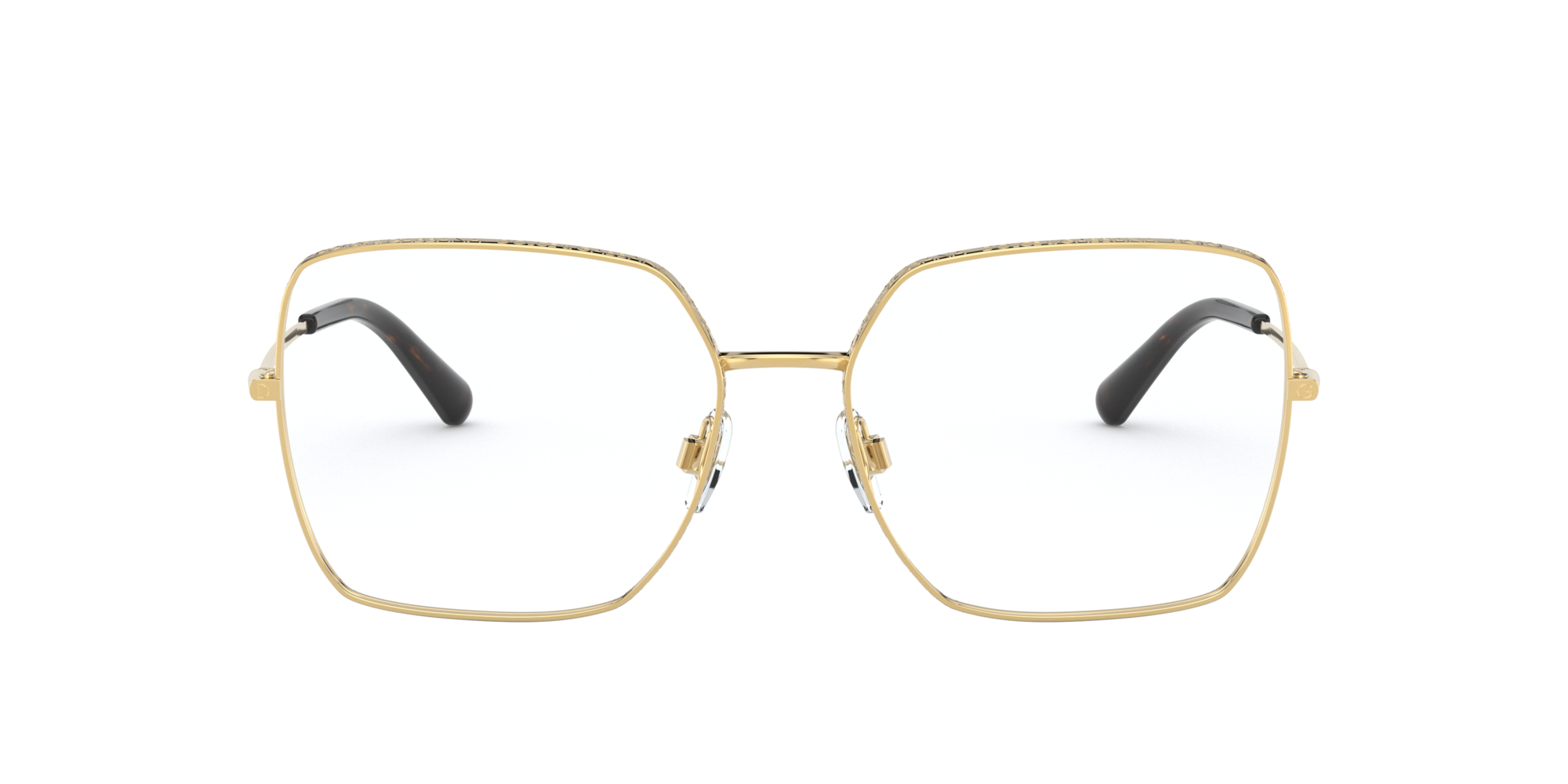 Dolce&Gabbana DG 1323 02, inkl. Gläser, Quadratische Brille, Damen