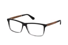 WOOD FELLAS Jasper 11022 6736, inkl. Gläser, Rechteckige Brille, Herren