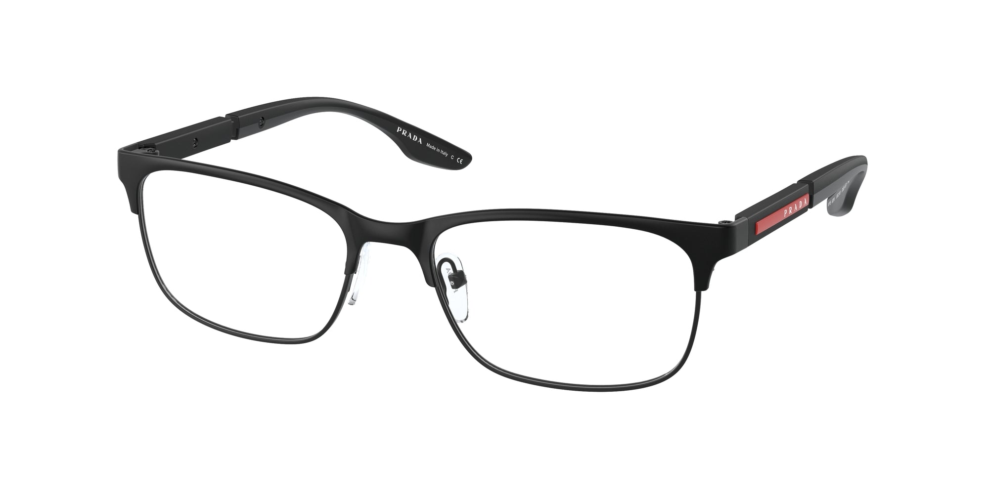 Prada Linea Rossa PS 52NV DG01O1, inkl. Gläser, Rechteckige Brille, Herren