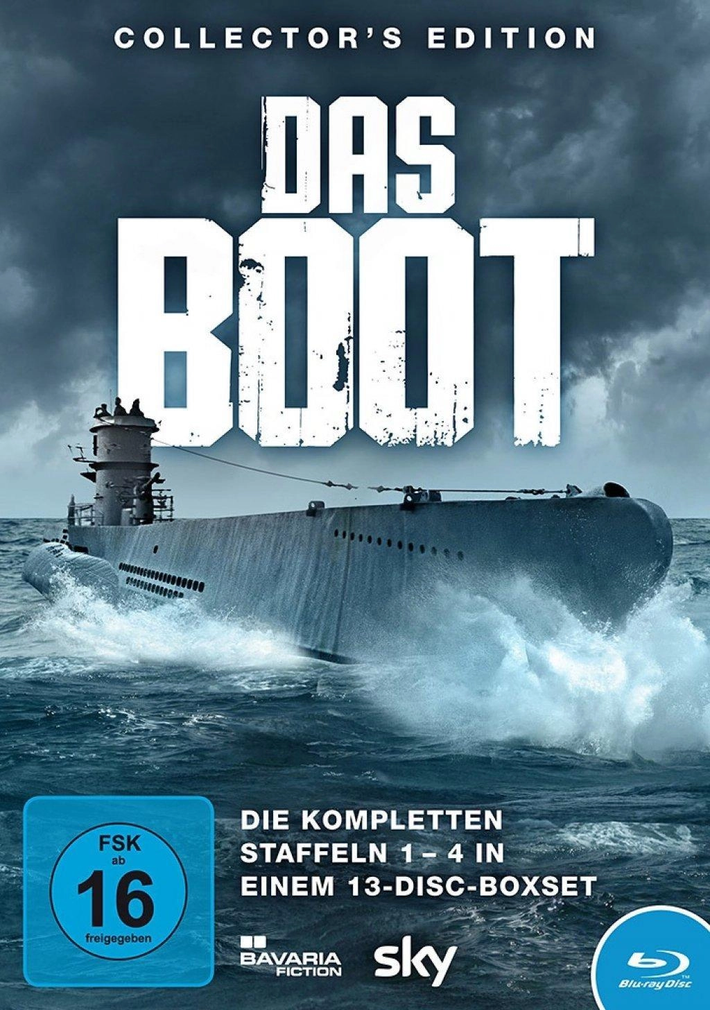 Blu-ray Das Boot - Collector's Edition: Die kompletten Staffeln 1-4 LTD. [13 BRs]