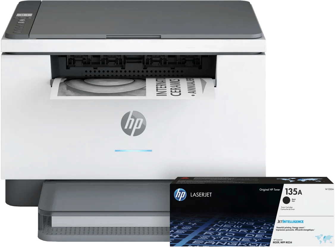 HP LaserJet MFP M234dw + 1 schwarzer Toner