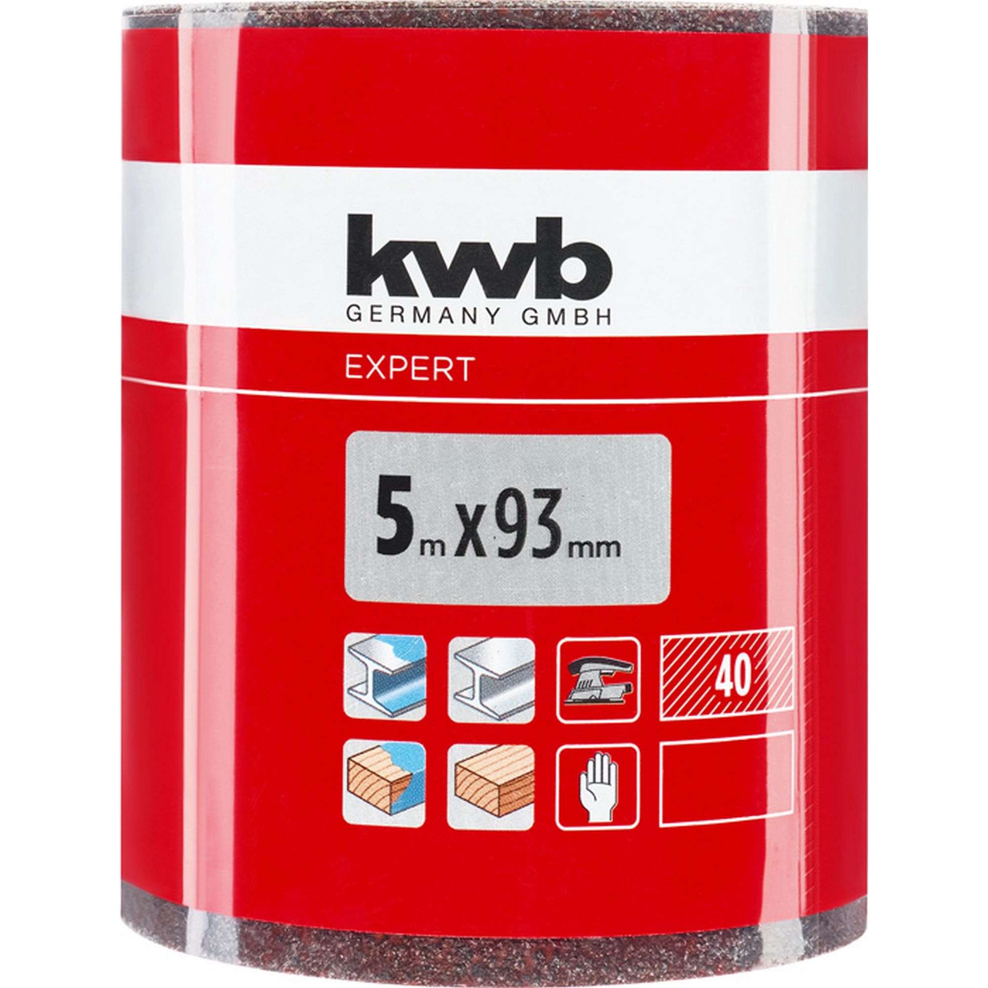 Schleifmittel auf Rollen