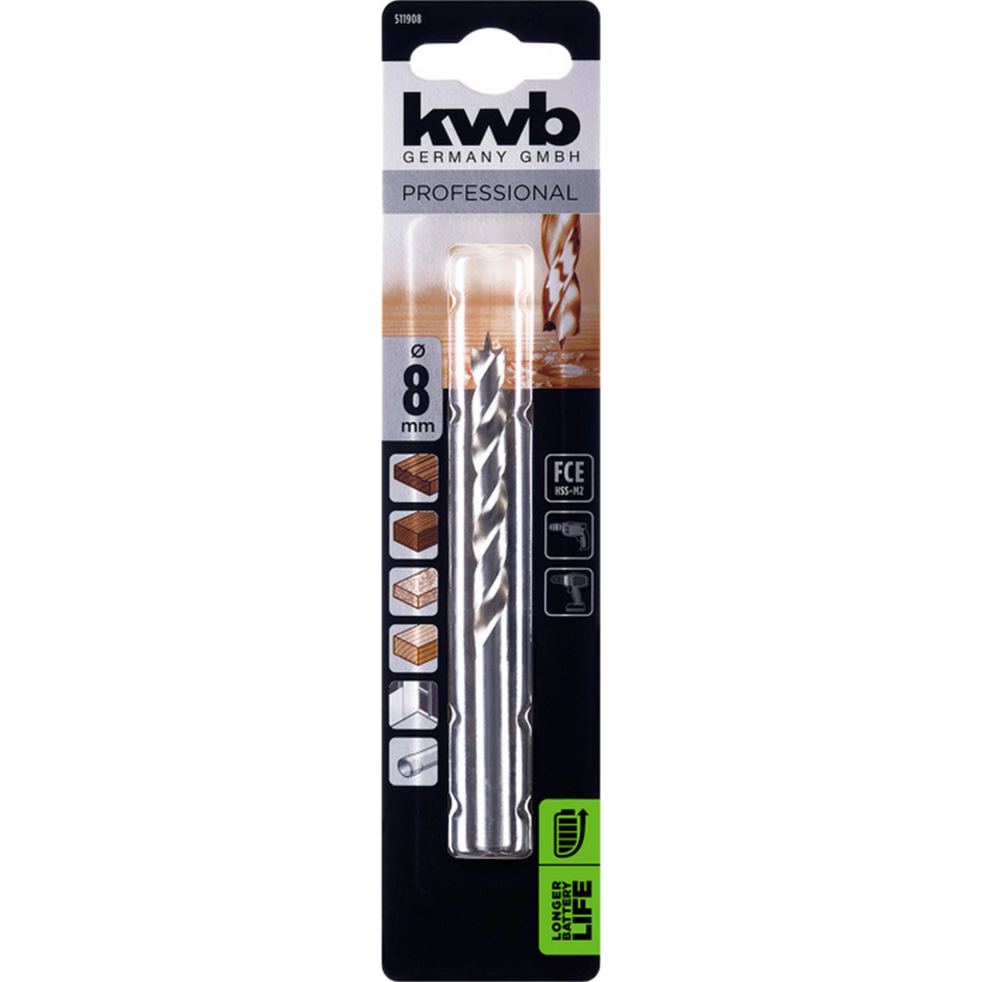 HSS Hartholzbohrer SB