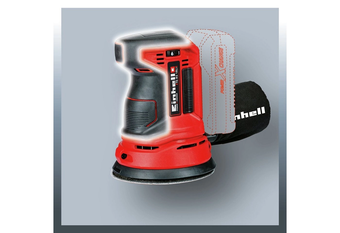 Power X-Change Akku-Exzenterschleifer TE-RS 18 Li
