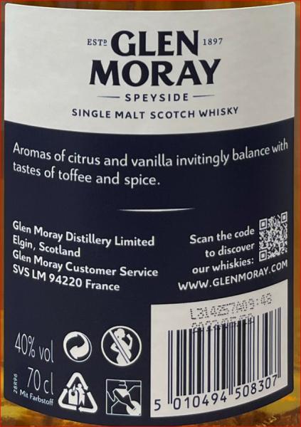 Glen Moray Classic 70cl Whisky