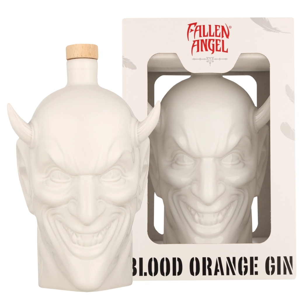 Fallen Angel Blood Orange Gin - Ceramic Bottle 70cl