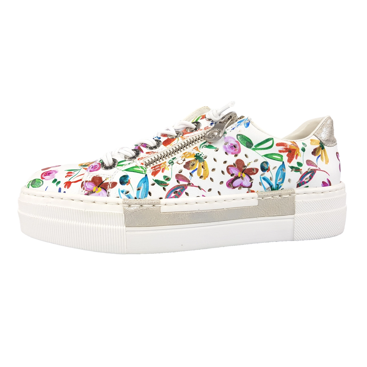 Rieker Alabama N4940-90 Weiß 90 multi